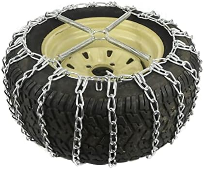 A ROP SHOP | 2 Corrente de pneus de ligação e pares de tensores para trator de cavalo com rodas com pneus 25x12x12