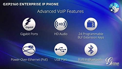 Grandstream GS-GXP2160 Enterprise IP Telefone VoIP e dispositivo