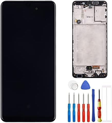 Exibição AMOLED E-Yiiviil Compatível com o Samsung Galaxy A31 M-A315F 6,4 polegada LCD Touch Screen Conjunto de tela com ferramentas