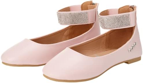 Sapatos para meninas Bebe - Balé -aparas com strass cravejadas de tornozelo