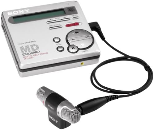Sony ECM-DS70P Microfone estéreo de condensador eletreto, preto