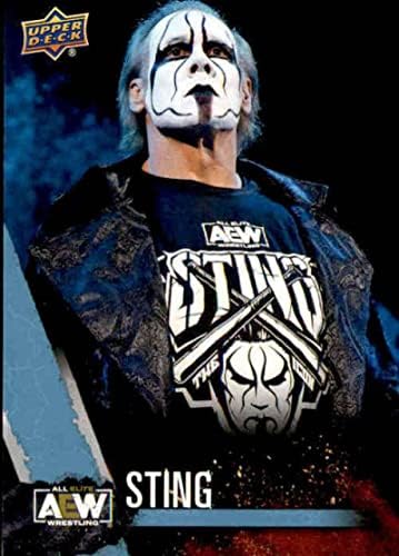 2021 Deck superior All Elite Wrestling AEW 77 Sting Official Trading Card