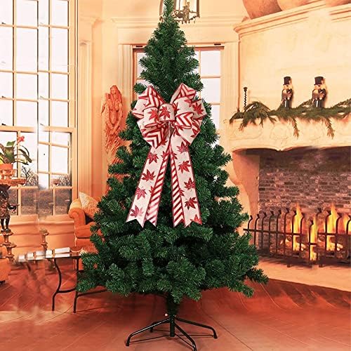 Spray de Natal Garland dupla Camada Christmas Bow Christmas Tree Decoration Ornamentos de Natal Boldado Bolsa Large