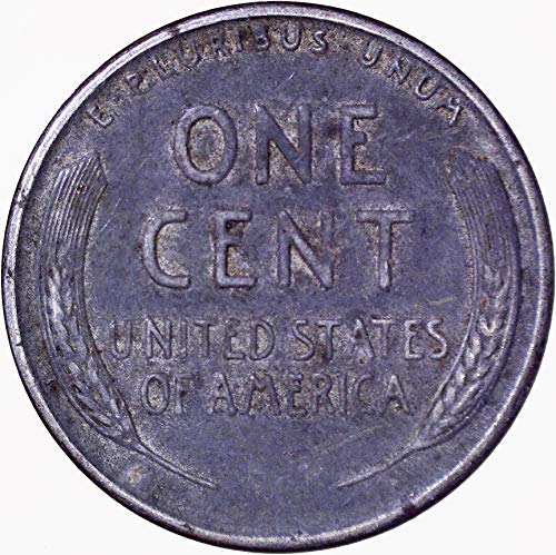 1943 Aço Lincoln Wheat Cent 1C muito bom