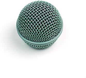 Grila de microfone de malha de reposição para Shure SM58 565SD LC SV100, verde