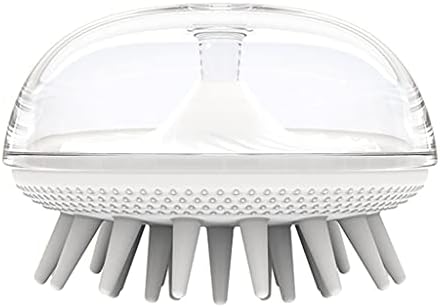 Qksky redonda água -viva de cabelo shampoo pincel silicone cerdas de almofada de ar acupuir massagem de cabeceira massage