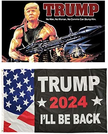 Tkrsrk Trump-Flags-3x5-Outdoor Donald-Trump-Flag Trump-2024-Flag Trump-Flag-Funny Anti-Biden-Flag-Impresso em Polyester e HD List