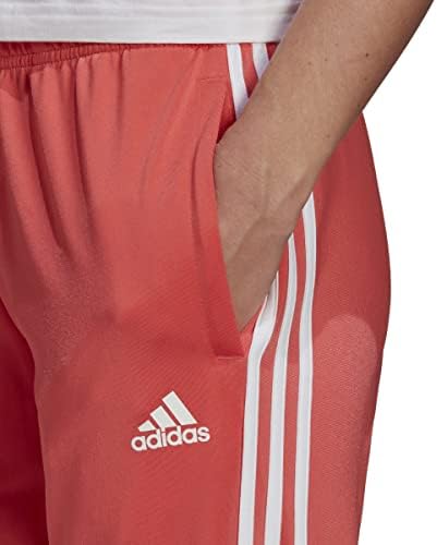 Aquecimento feminino da adidas TRICOT calças de rastreamento de 3 stripes regulares