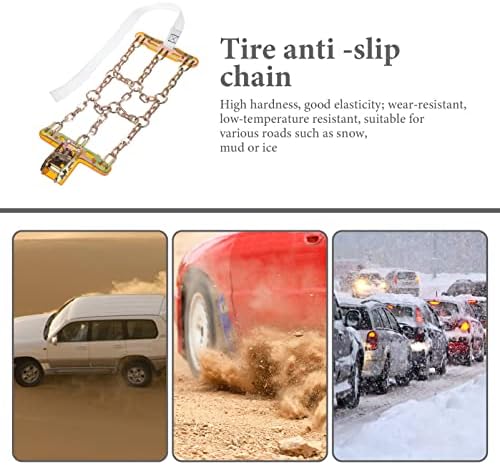 Cadeias de pneus de Vicasky Correnturas de pneus Correnturas de pneus Snow Cadela Cadeir Cadeia de pneus Anti-Skid Corrente