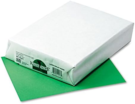 Pacon 102057 caleidoscópio Multiplouse Colored Paper, 24 lb, 8-1/2 x 11, esmeralda verde, 500/rm