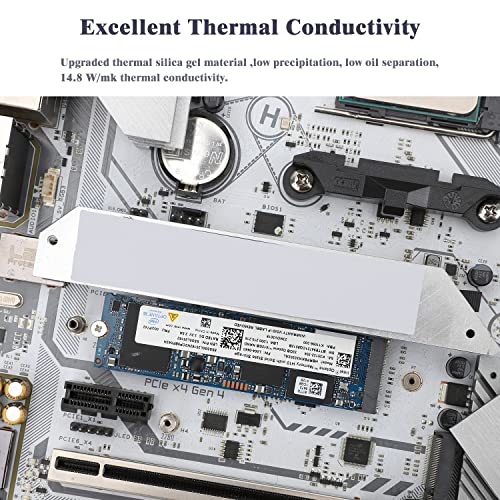 Thermalright Thermal Pad Odyssey II 14,8 W/MK Silicone não condutora Dissipação de calor Silicone Pad para laptop para PC Placada