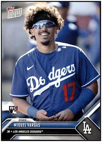 Miguel Vargas RC 2023 Topps Now Road Aleitel Day Rookie #280 PR: 749 Dodgers NM+ -MT+ MLB Baseball