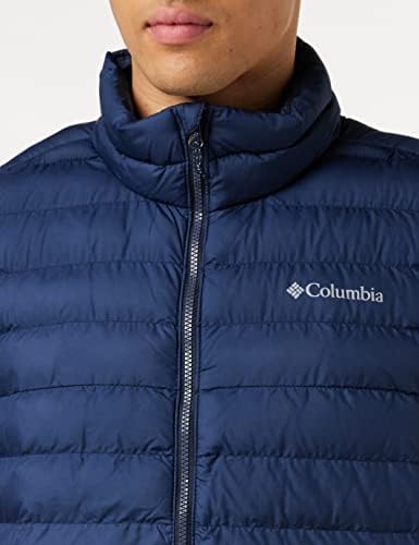 Columbia Men's Powder Lite Vest, Marinha colegiada, Média