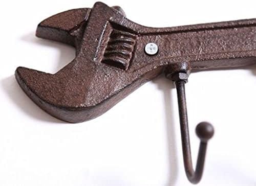 Iron Fish Hammer Hammer pendurado gancho de gancho do jardim de decoração interior pingente de Natal Mantel Garland Bateria