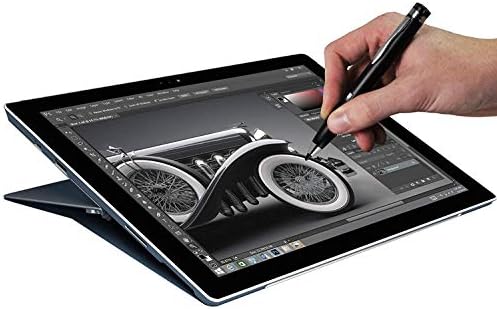 Broonel Silver Mini Fine Point Ponto Digital Ativo Pen compatível com o HP EliteBook 9470M Folio