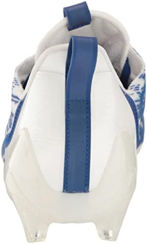 Adidas Men's Adizero Football Sapato, branco/time Royal Blue/White, 11