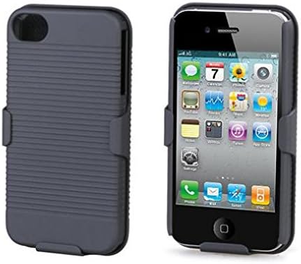 Caixa do coldre de clipe de cinta Tampa giratória de capa de Kickstand Comb Combo Profper Profper Protectible Compatible com iPhone 5 - iPhone 5s