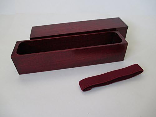 Nakatani Brothers Shokai W45-3 Yamanaka Painted Slim Bento Box, co-madeira, laca de limpeza vermelha