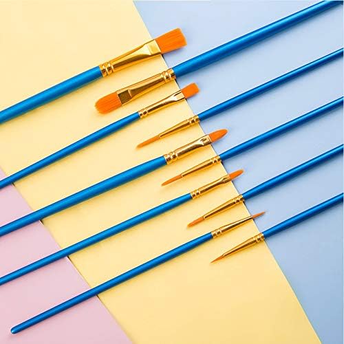10 PCS/Pack T pincels Definir Ting Art Brush para acrílico Artista aquarela Profissional Ting Kitsuseful Design