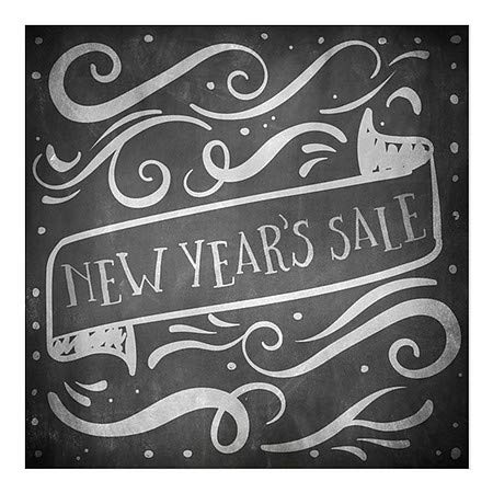 CGSignLab | Janela de venda de ano novo -banner de chalk se apegar | 16 x16
