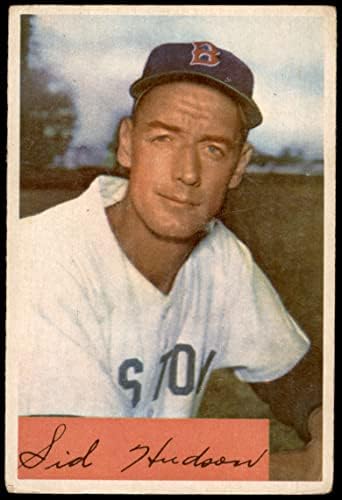 1954 Bowman 194 Sid Hudson Boston Red Sox GD+ Red Sox