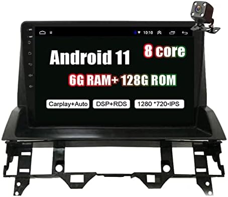 Rádio de entretenimento Android DVD Player Tela de toque de 9 polegadas Rádio de carro multimídia para antigo Mazda 6 2004-2010