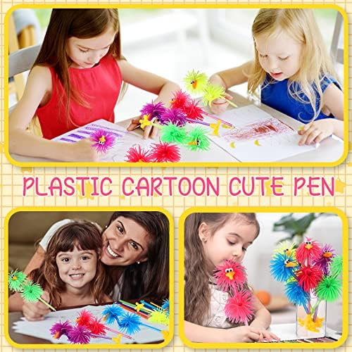 12 PCs Flamingo avestich canetas de novidades engraçadas canetas de caneta flamingo de caneta divertida para crianças