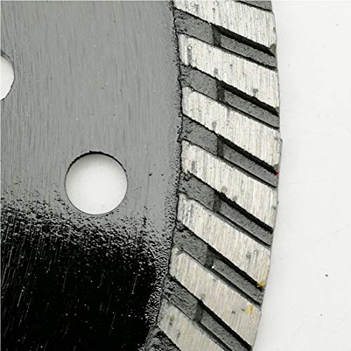 Shdiatool 7 polegadas diamante estreito lâmina com orifícios múltiplos para ladrilhos de concreto de mármore de granito