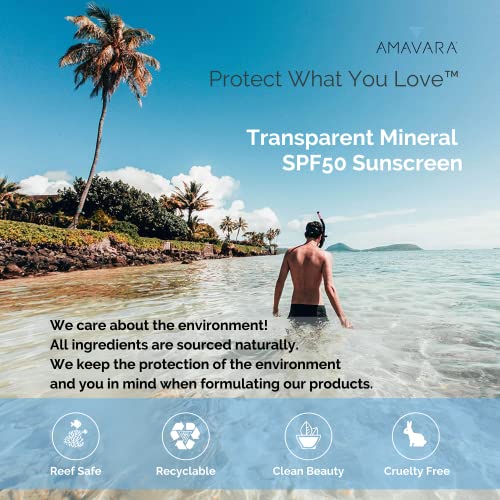 Protetor solar mineral de Amavara, bloco solar de recife de coral para proteção física de amplo espectro
