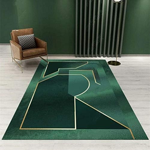 Green Living Room Carpet Quarto Descompressão Carpete Quarto Beda de cama Tapete doméstico Liyannan