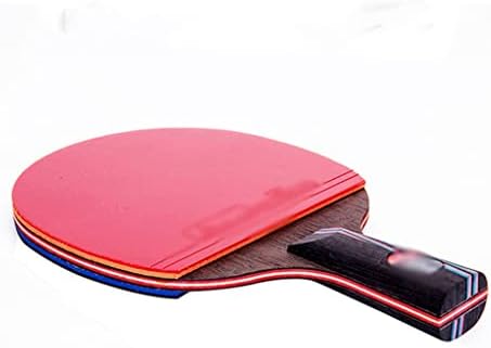 PDGJG Carbon Bat Tenis Racket com borracha Pingpong Paddle Short Handel