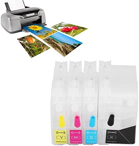 Kit de acessórios para cartucho de tinta ftvogue para impressora azul amarelo preto 4 cores