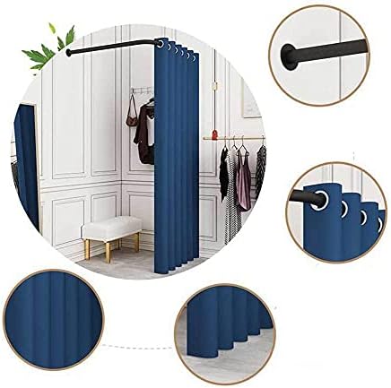 Sala de montagem de lojas de roupas simples, vestiário de troca móvel com cortina de sombreamento camaretas portáteis,