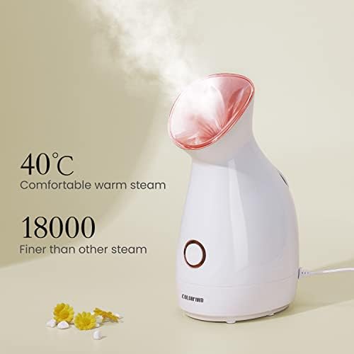 Colorfarm a vapor facial nano iônico névoa quente face vaporer home sauna spa face umidificador atomizador para homens