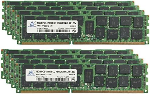 Atualização da memória do servidor Adamanta de 128 GB para Dell PowerEdge T620 DDR3 1600MHz PC3-12800 ECC registrado 2RX4 CL11 1.35V