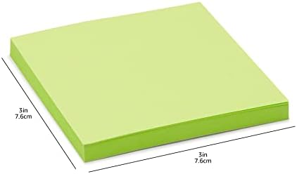 Basics Sticky Notes, 3 x 3 polegadas, cores variadas, 12 pacote