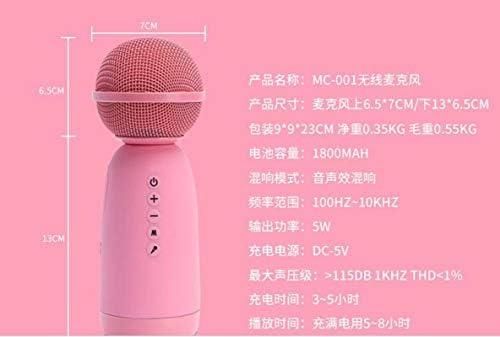 NC Microfone Microfone Audio Integrado Telefone Mobile Nacional K Song Artifact Wireless Bluetooth Live Broadcast Children