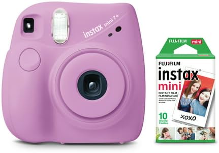 Fujifilm instax mini 7+ pacote rosa