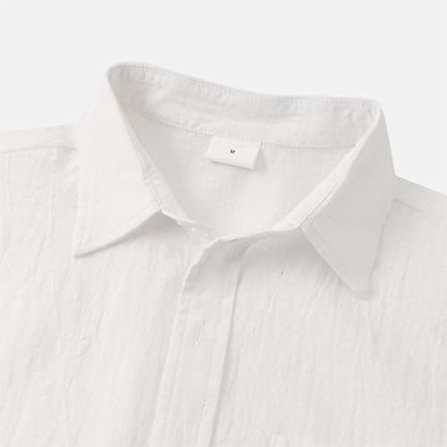 Camisetas de verão para homens de moda de primavera masculino Top de coloração de cor sólida colar de colar de cor top button casual