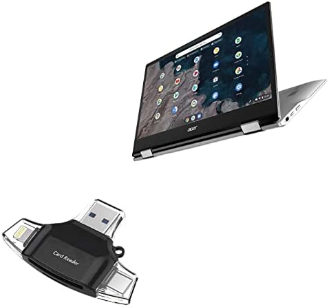 BOXWAVE SMART GADGET Compatível com Acer Chromebook Spin 513 - AllReader SD Card Reader, MicroSD Card Reader SD Compact USB