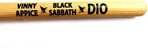 Vinny Appice assinou bateria autografada DIO Black Sabbath baterista JSA AI98958