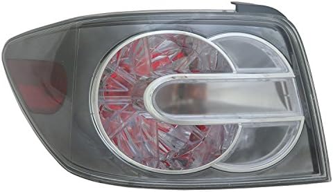 TYC Montagem da luz traseira esquerda compatível com 2010-2012 Mazda CX-7
