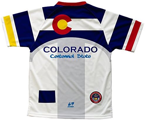 T-shirt de bandeira do Colorado Scudopro para homens e mulheres