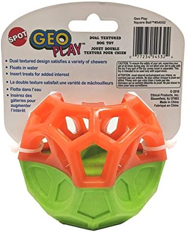 Spot Geo Play Dual Texture Dog Toy Cube