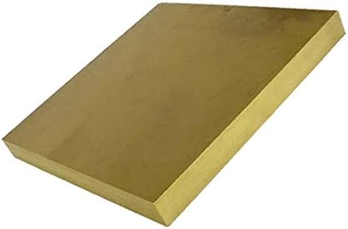 Z Criar design Placa de latão Brass Block Block quadrado Placa de cobre plana comprimidos Material Material Molde Metal Diy