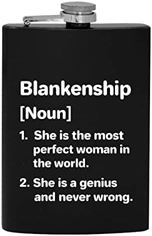 Definição de Blankenship The Mulher mais perfeita - 8 onças de quadril bebendo balão de álcool
