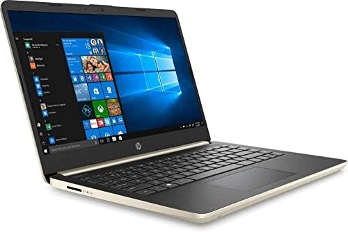 HP 2022 Stream 14 HD Laptop fino e leve, processador Intel Celeron N4020, 4 GB DDR4 RAM, 64 GB EMMC, HDMI, WiFi, Bluetooth, Webcam, Windows 10 s, 1 ano Office 365, ouro pálido, W/IFT 32GB USB Drive