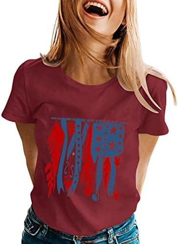 Hemlock Mulheres tiras de estampa estampa de estampa camiseta tops de manga curta o pescoço blusa de tamanho grande