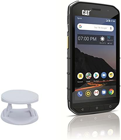 Apertação do telefone para CAT S48C - SnapGrip Tilt Suport, Back Grip Enhancer Tilt Stand para Cat S48C - Winter White