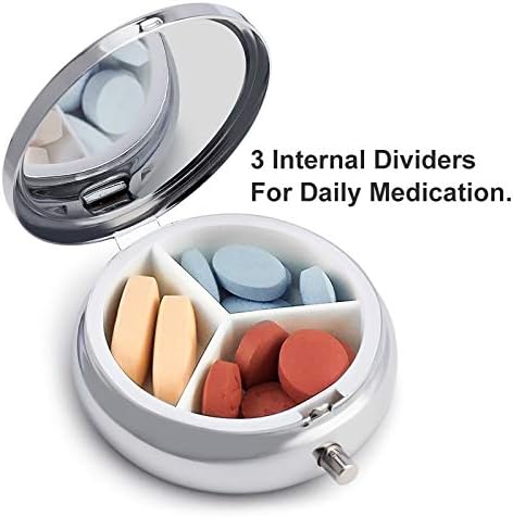 Caixa de organizador de comprimidos colorido recipiente de pílula de pílula portátil Caixa diária de pílula Caixa de armazenamento